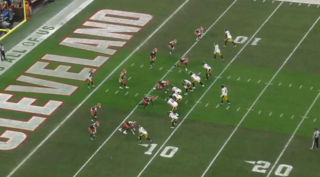 #Steelers final 3 throws. Liked the nod route by Adam Thielen on 2nd &amp; Goal but Steelers basically just lining up and running routes. Nothing schemed to beat the Browns (expected) man coverage. Not good enough when you're down DK and Washington. Two top RZ targets.