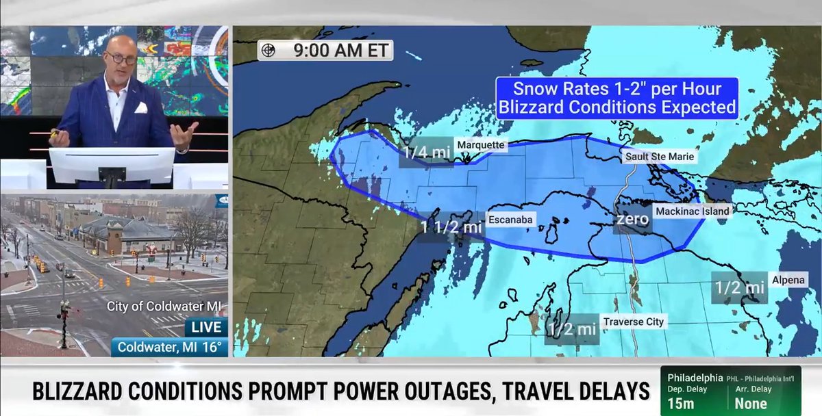 Here's where blizzard conditions are happening now: