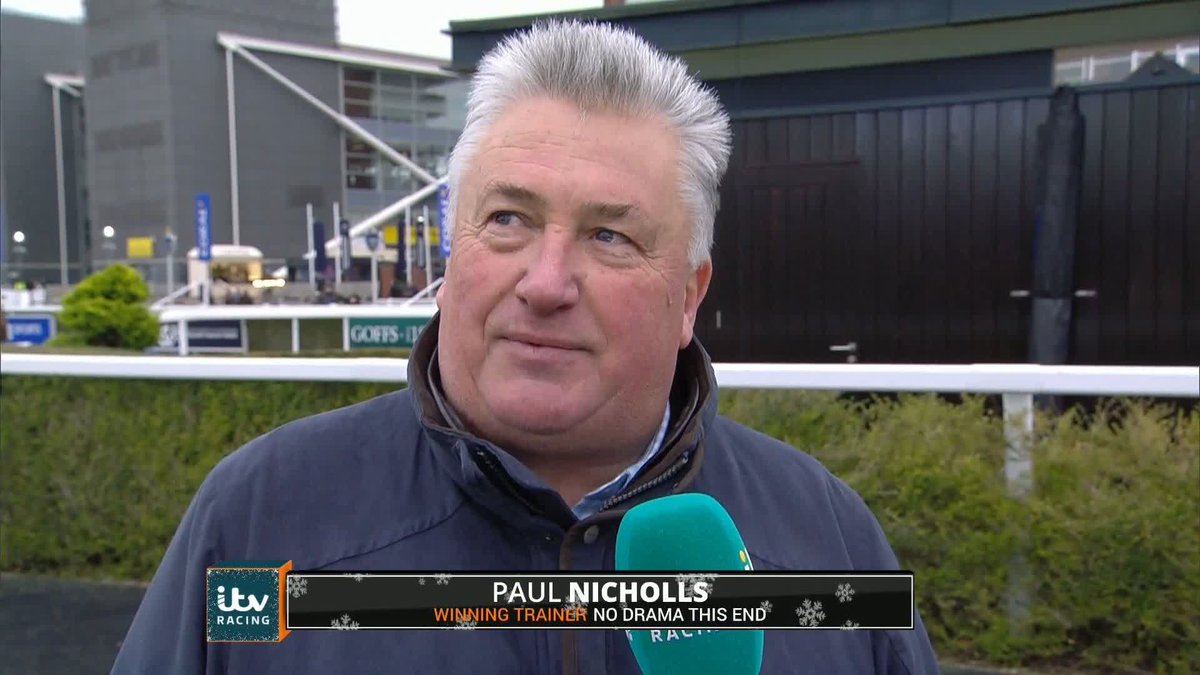 "He's as good as any [Challow winner I've had]" 😍 Paul Nicholls reacts to No Drama This End's win with Matt Chapman 🗣️