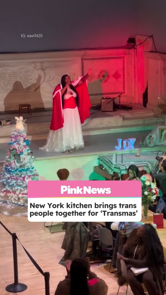 A kitchen in New York has helped trans people the chance to come together and celebrate Christmas. The Black Trans Liberation Kitchen, a New York–based mutual aid group founded by costume designer and activist Qween Jean, hosted 'Transmas' on December 24.