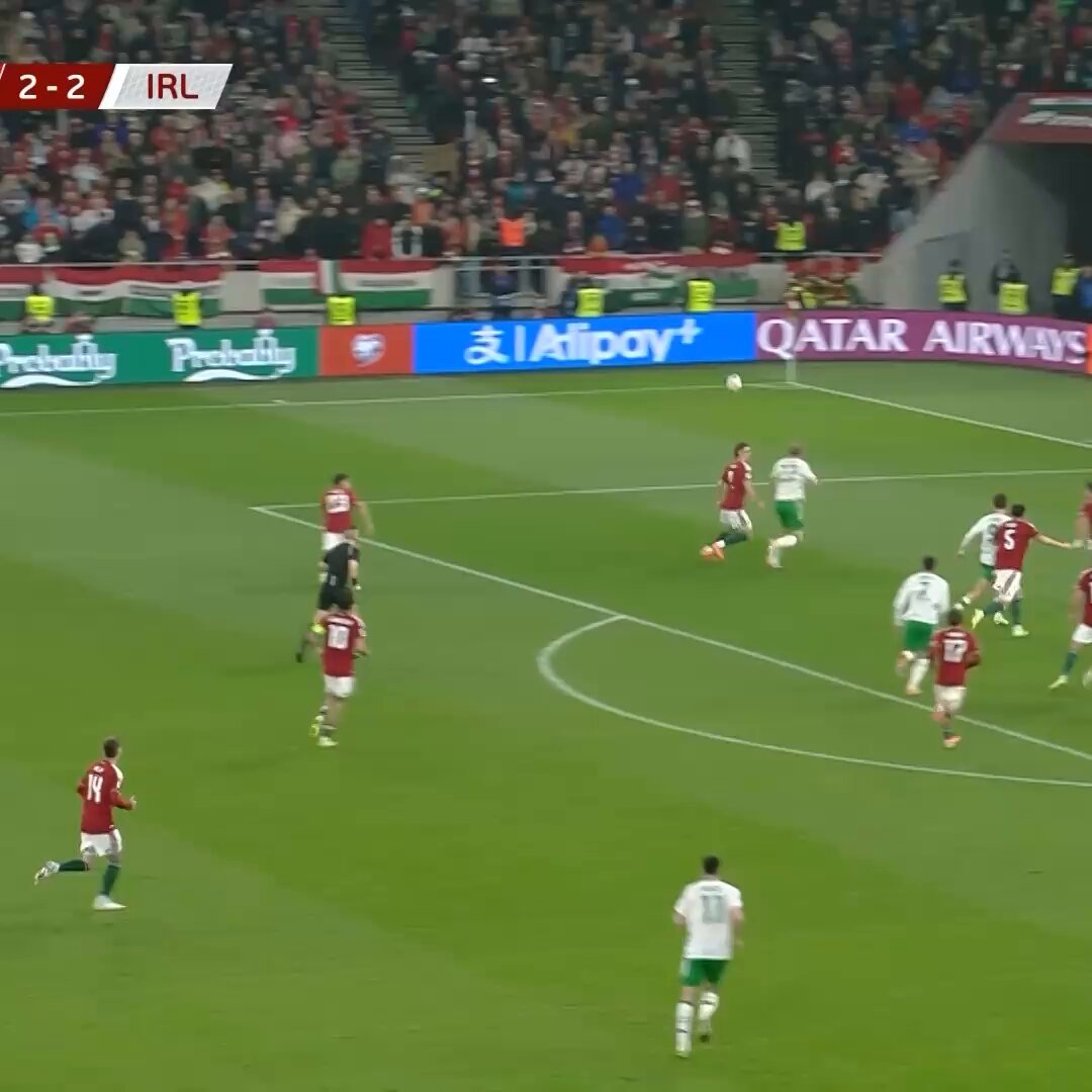 Hungary 2-3 Ireland (Troy Parrott 90+6’)