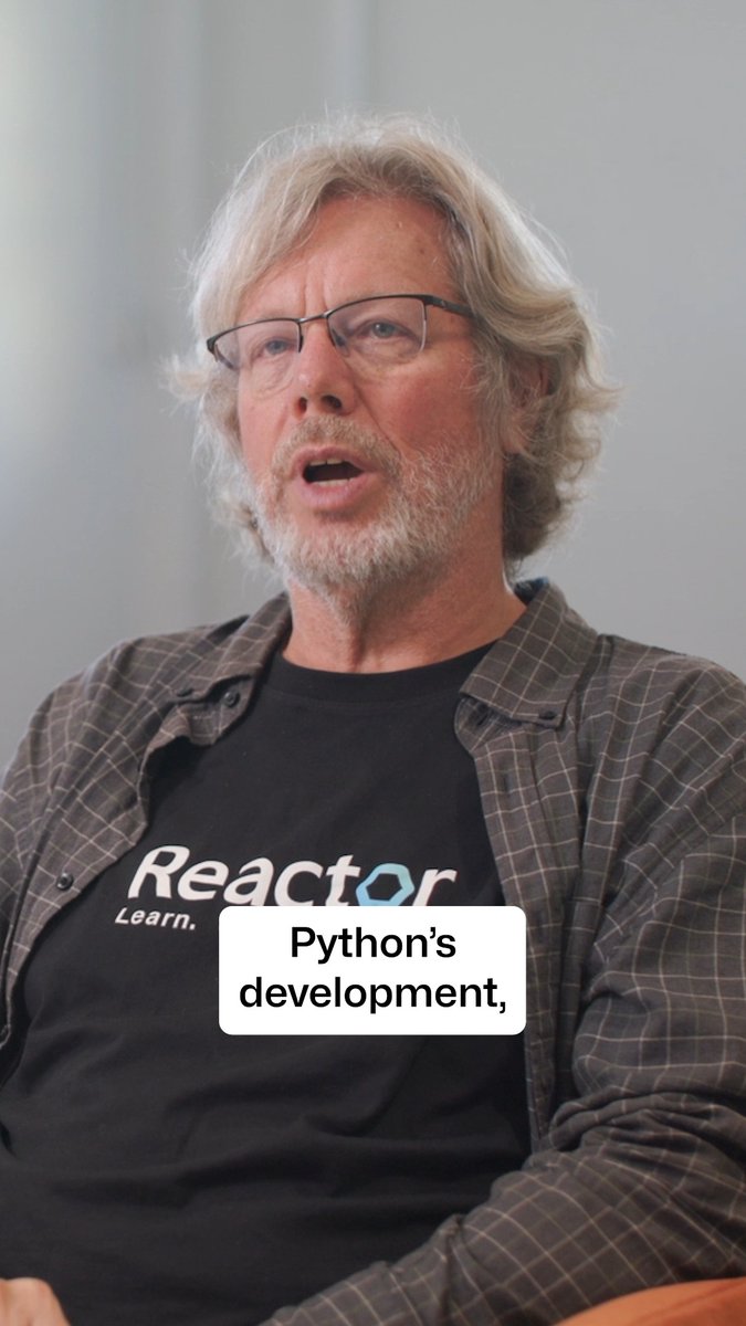 C was too complex. Shell scripts weren't enough. So Guido van Rossum built the middle ground. 🐍 Here's the real reason Python exists, from the creator himself. ▶️