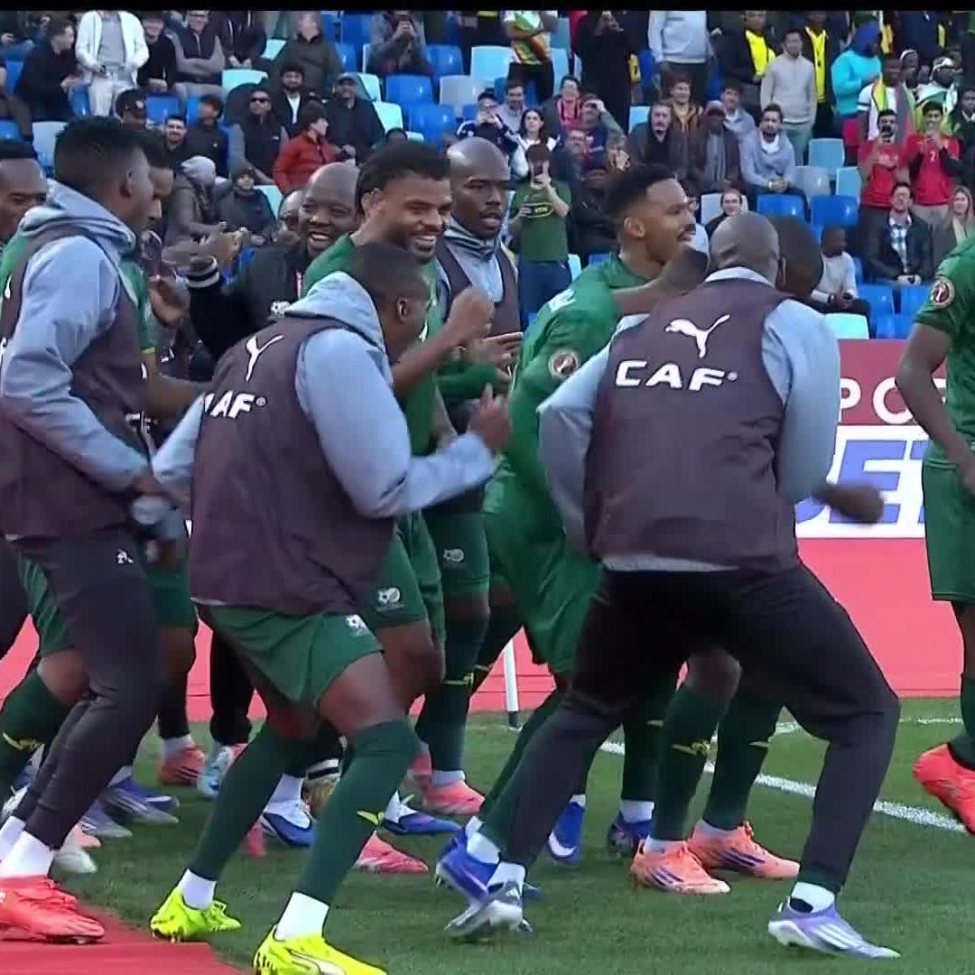 Tshepang Moremi continues to deliver for Bafana Bafana. He scores the first of South Africa's three in their win over Zimbabwe 👏