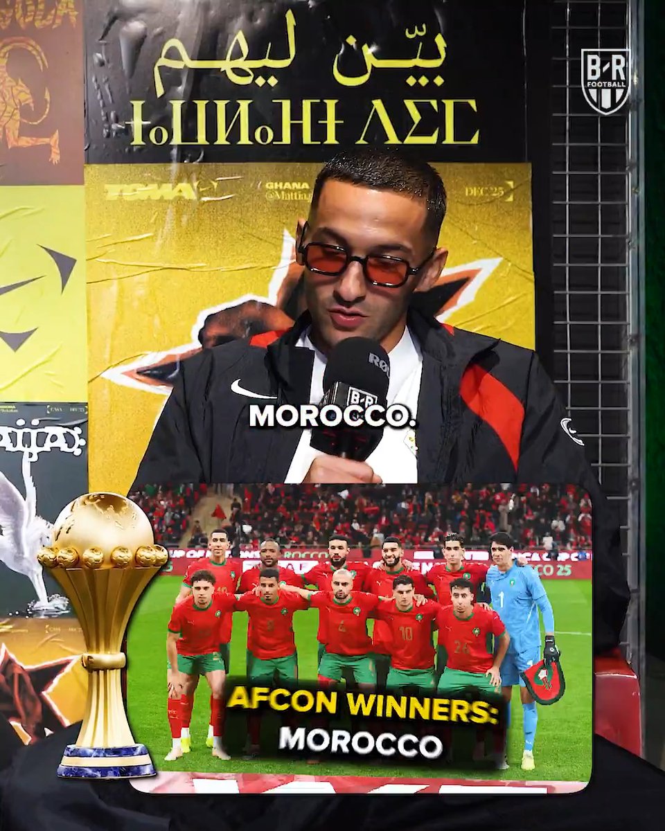 Hakim Ziyech makes his predictions for 2026's big winners 🏆