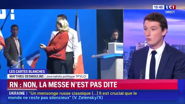 📢 : « RN : la messe n’est pas dite », la carte blanche de Matthieu Desmoulins Matthieu Desmoulins #24hPujadas #LCI #RN ⤵️