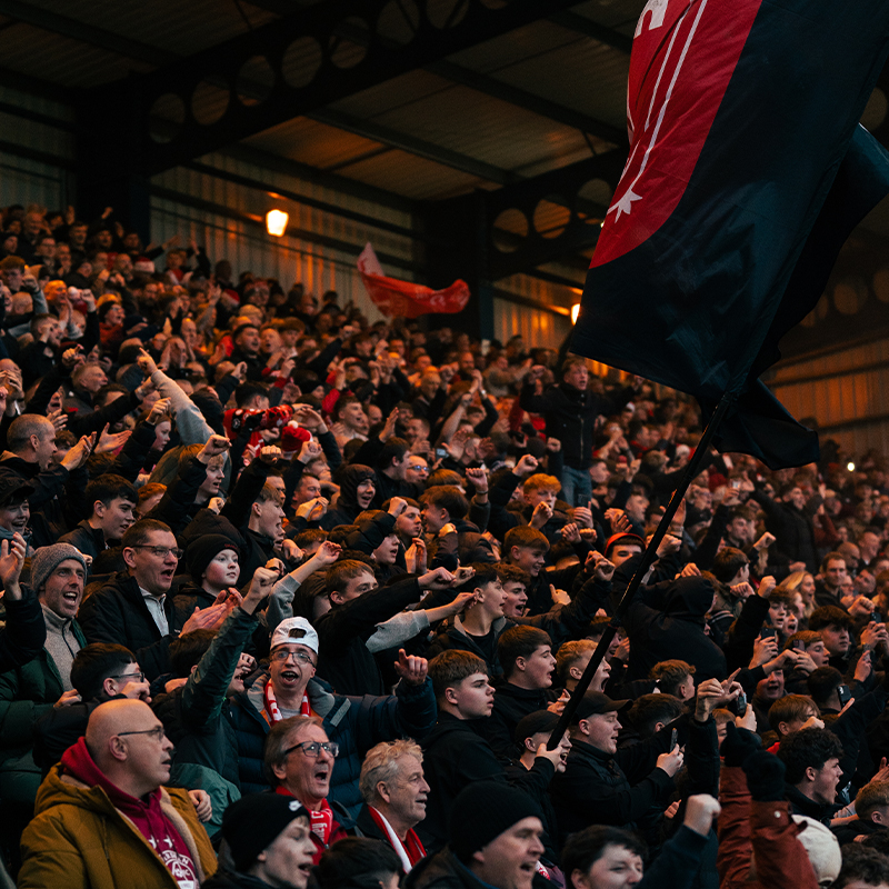 Another sold out away end to round off the year. Thank you for your incredible support across the country and in Europe throughout 2025 ❤️ See you in Edinburgh tomorrow 🫡
