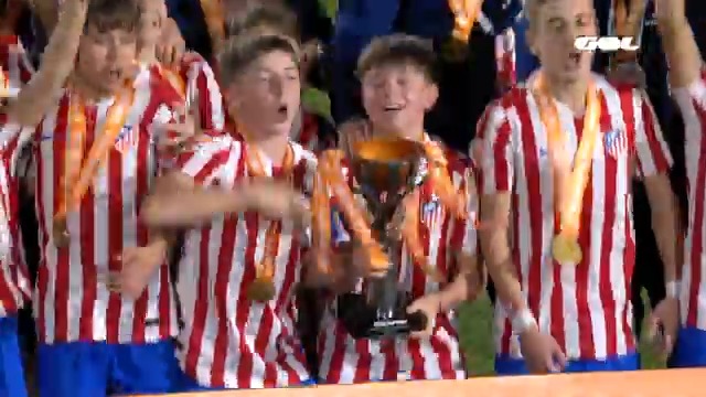 🏆 ¡𝐂𝐀𝐌𝐏𝐄𝐎𝐍𝐄𝐒! ❤️🤍 ¡El Atleti Academia se proclama campeón de #LALIGAFCFUTURES! ¡Enhorabuena! #LaLigaFuturesEnGol