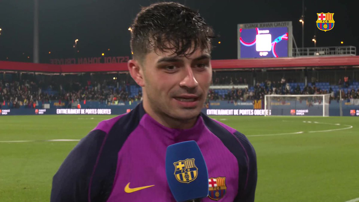 🎙️ Pedri y Bernal valoran el entrenamiento de puertas abiertas y hablan del ambiente vivido con los culers.
