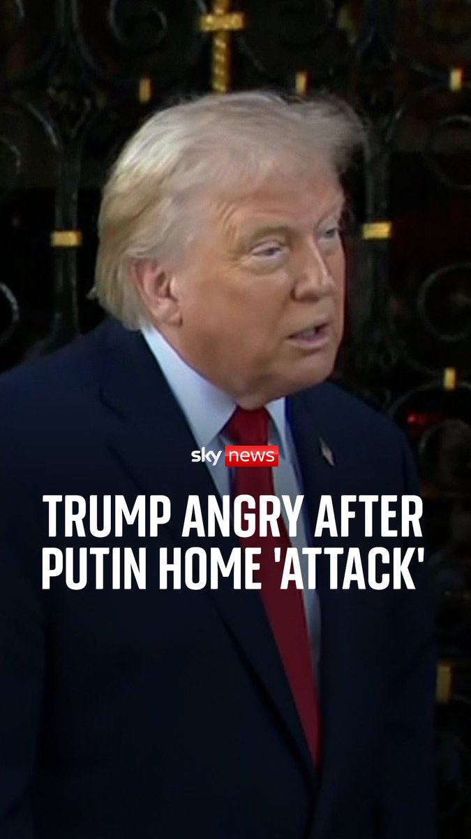 Donald Trump is left 'very angry' over the claims of an attack on the president of Russia, Vladimir Putin's residence. The US president says 'it's not the right time' to carry out an attack. Read more on this: