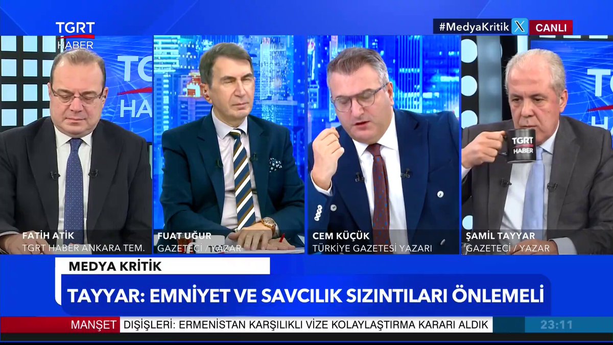 📌'Veyis Ateş'in uyuşturucu testi negatif çıktı!' 🗣️Türkiye Gazetesi Yazarı Cem Küçük: 'Uyuşturucu ve uyarıcı madde kullanılmasını kolaylaştırmak için özel yer, donanım veya malzeme sağlayan, kullananların yakalanmasını zorlaştıracak önlemler alma suçundan tutuklanmışlar!' #MedyaKritik 📺 Fuat Uğur🇹🇷 Cem Küçük
