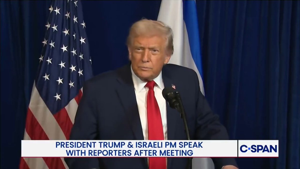 Q: “Are you concerned that Israel is not moving quickly enough to Phase 2 of the peace plan?” President Trump: “I'm not concerned about anything that Israel is doing… They have lived up to the plan 100 percent.”