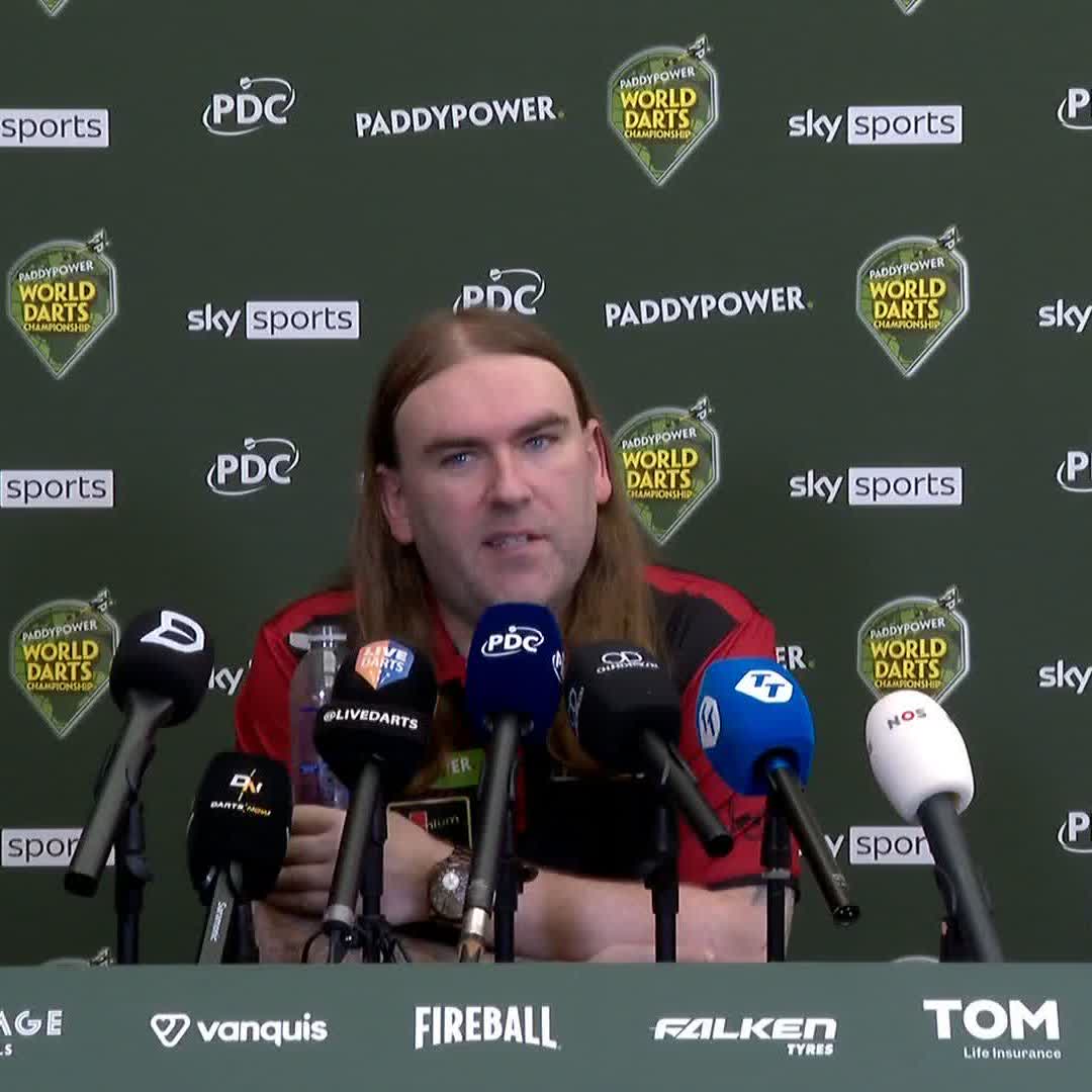 🗣️ "If I play my game, I believe I can go all the way!" Ryan Searle is daring to dream after storming through to the World Championship quarter-finals without dropping a set! #WCDarts