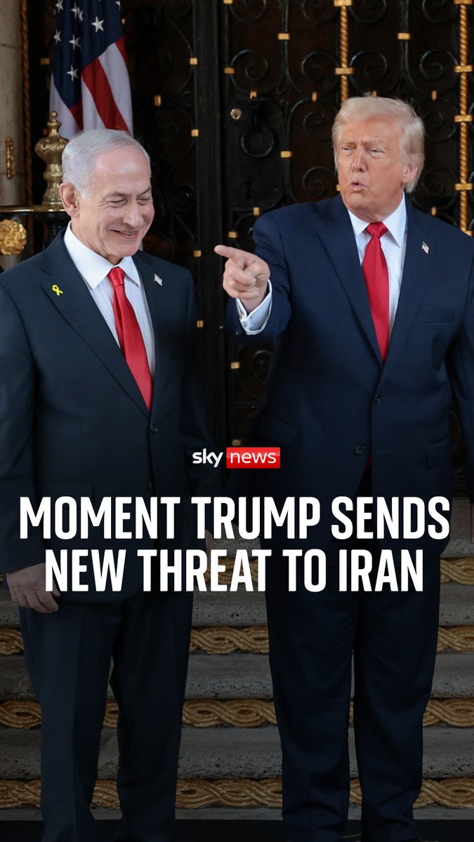 Donald Trump says if Iran "builds up again" the United States "will knock the hell out of them". It follows US strikes on the Fordow nuclear site in June. Follow our live coverage: