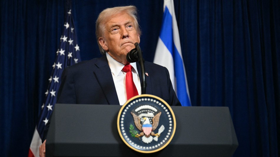 President Donald Trump says he still wants to fire Federal Reserve Chair Jerome Powell, who he calls an "incompetent man," following a meeting with Israeli Prime Minister Benjamin Netanyahu at his Mar-a-Lago resort