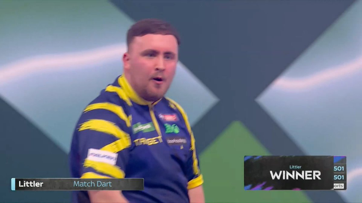 Luke Littler's celebration tells you how much the crowd got to him tonight, but still averaged 106 and hit 17 180s in an epic with Rob Cross!