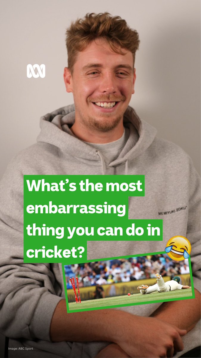 What's the most embarrassing thing you can do in cricket? I wonder which Aussie player gets referenced the most by his teammates... 😂 Catch every ball this summer. Live and ad-free on ABC listen: #Ashes