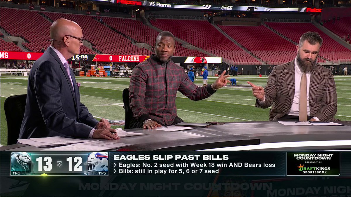 "There's no quarterback in the entire NFL that will have more pressure on them heading into the playoffs than Josh Allen." —Ryan Clark on the Bills heading into the postseason 👀
