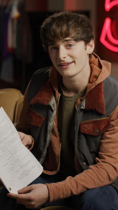 Behind the scenes with Noah Schnapp on Will's big moment ❤️