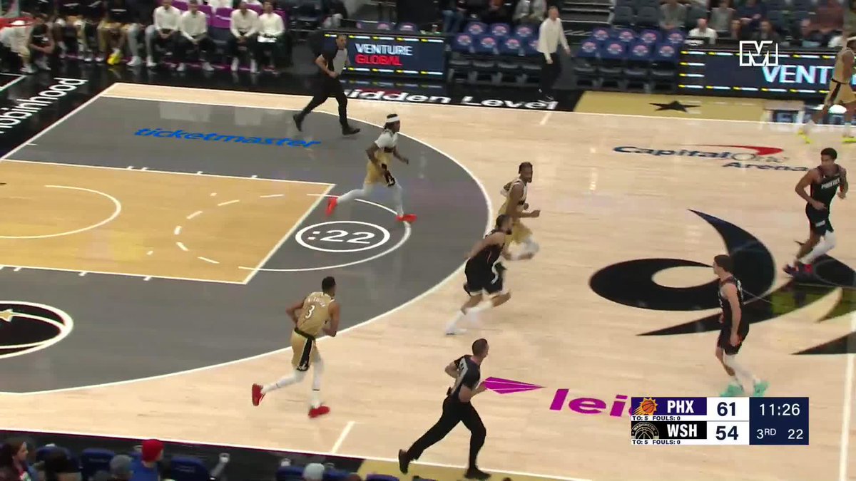 Dude there's no way hahahah THIS is how Tre Johnson gets to his career high of 21 points. Fitting!