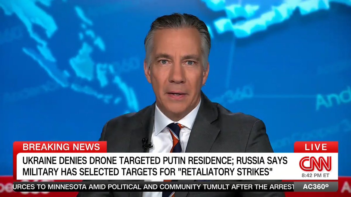 Russia is vowing retaliation for what they claim was an attempted drone strike on one of Vladimir Putin's homes. "Russia is trying right now to find an excuse to disrupt peace negotiations," says Ukranian lawmaker Oleksandr Merezhko.