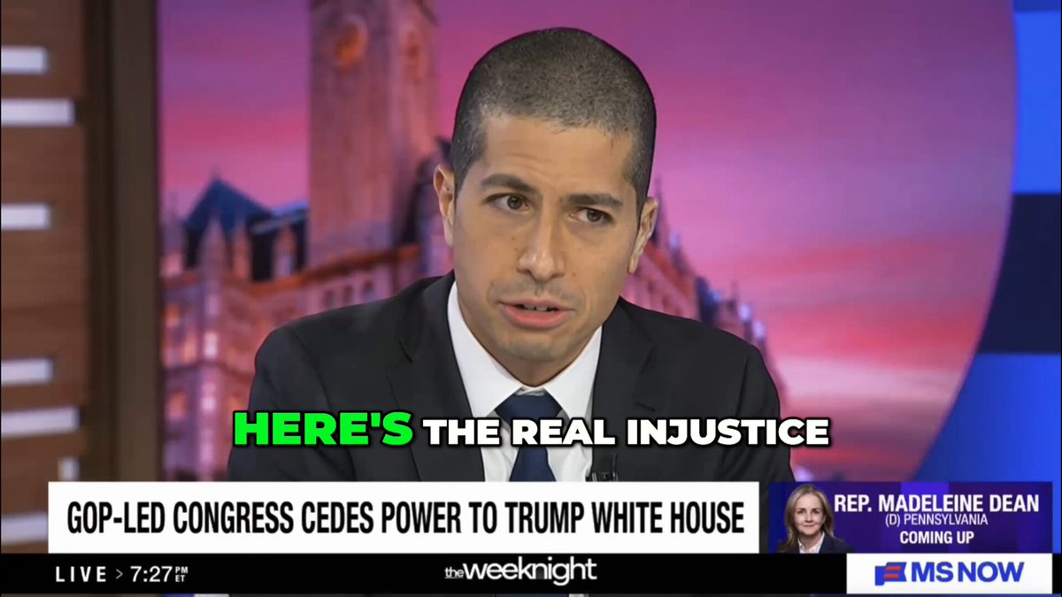 The real injustice? We can’t trust the Department of Justice anymore. On Epstein: – Fake AI videos of his suicide – Bondi lied about a list “sitting on my desk” – Even Susie Wiles said the AG “whiffed” A stain on everything this country stands for — or used to.