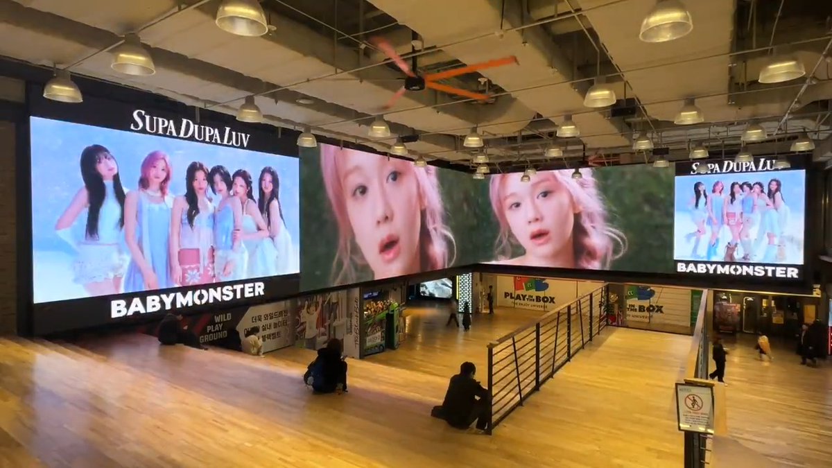 #BABYMONSTER ‘SUPA DUPA LUV’ M/V @ MEGABOX COEX 😈NOW ON YOUTUBE😈 ‘SUPA DUPA LUV’ #베이비몬스터 #2ndMINIALBUM #BABYMONSTER #SUPADUPALUV #MV #YG