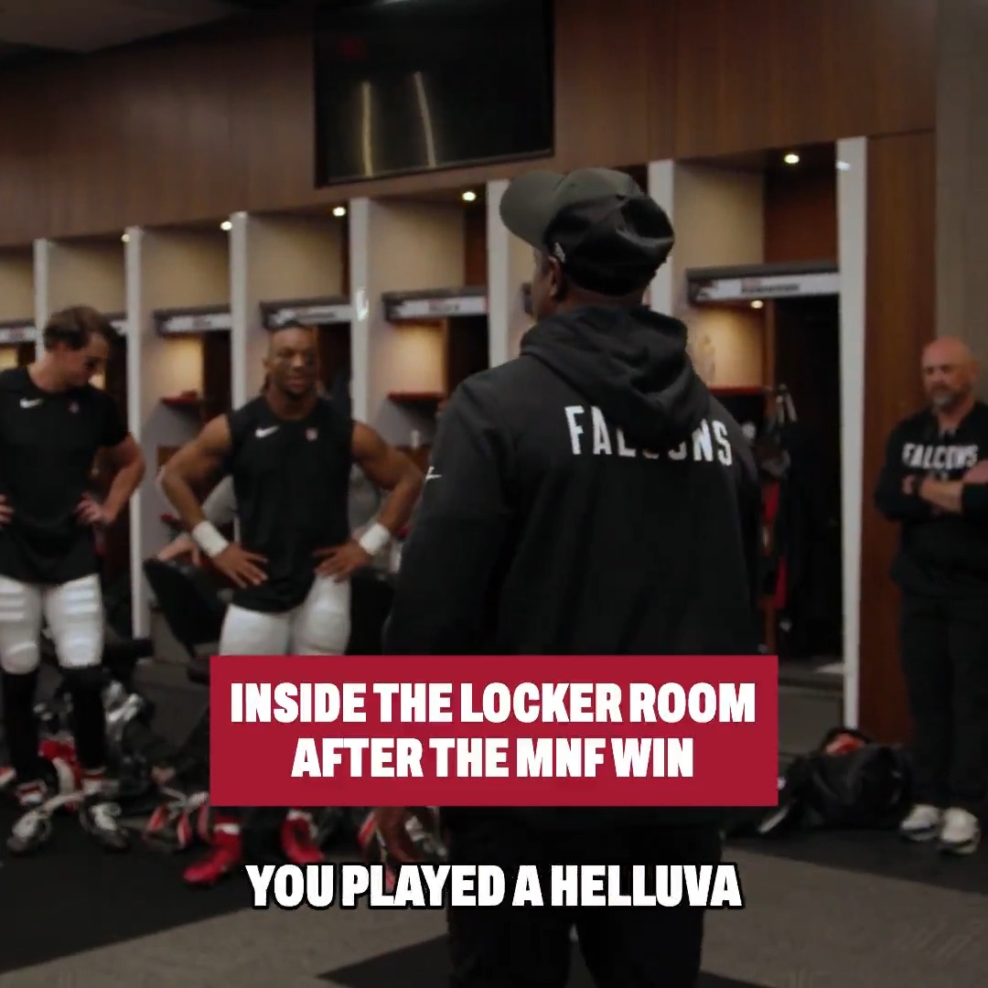 Showed the world what we can do 🔥 Inside the locker room after the prime time win!