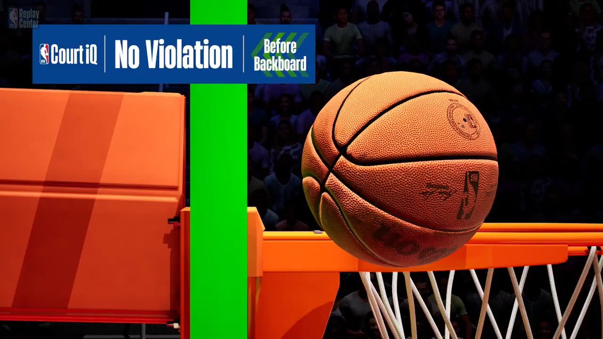 During Q3 of tonight's #DALatPOR game, Replay Center officials utilized NBA Court iQ to overturn the initial ruling of goaltending to a clean block by POR. As neither team had possession in the immediate aftermath, the inadvertent whistle resulted in a jump ball at center circle
