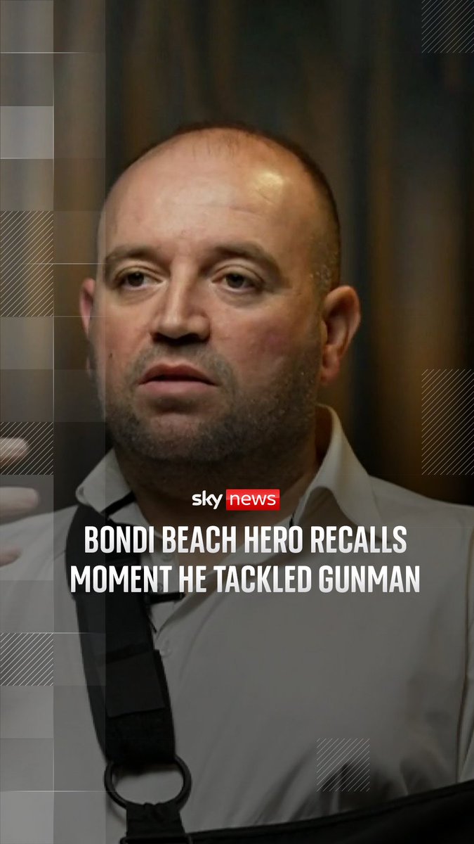 🗣️ 'I risked my life for innocent people.' Ahmed al Ahmed tackled and disarmed one of the gunmen in the Bondi Beach shooting. He said he "couldn't handle hearing kids screaming".
