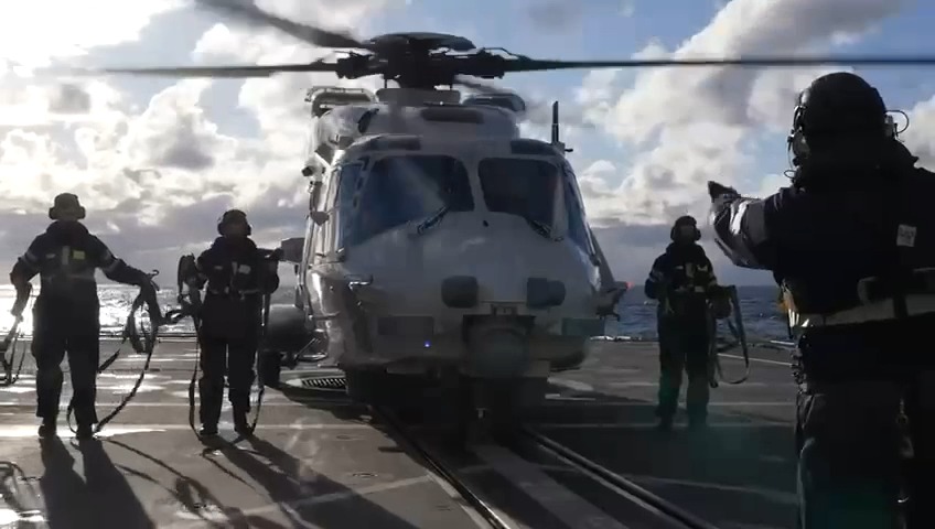 Baltic Sentry in action! #SNMG1 maintains a constant presence in the Baltic Sea, safeguarding critical maritime infrastructure, enhancing situational awareness, and strengthening NATO’s collective security. Vigilant, ready, and united at sea. #WeAreNATO
