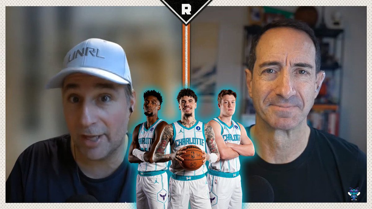 🎙️ Zach Lowe: "+32 in 164 MIN with LaMelo Ball, Brandon Miller and Kon Knueppel all on the floor." "Bill (Simmons) was right about Charlotte when I tsk-tsk'd him for having them super high in the League Pass rankings. They're really fun, especially now that they're healthy."