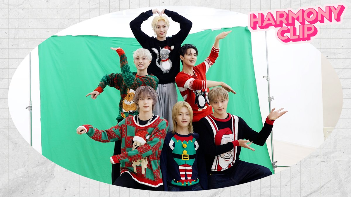 [#HARMONY_CLIP] P1Harmony (피원하모니) Christmas Family Photo ➕ #P1Harmony #피원하모니 #P1H