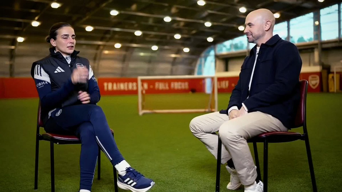 "That feeling after winning the Champions League will forever be in my body" โค๏ธ Arsenal boss Renee Slegers reflects on a remarkable 2025, where her side lifted the Champions League trophy ๐