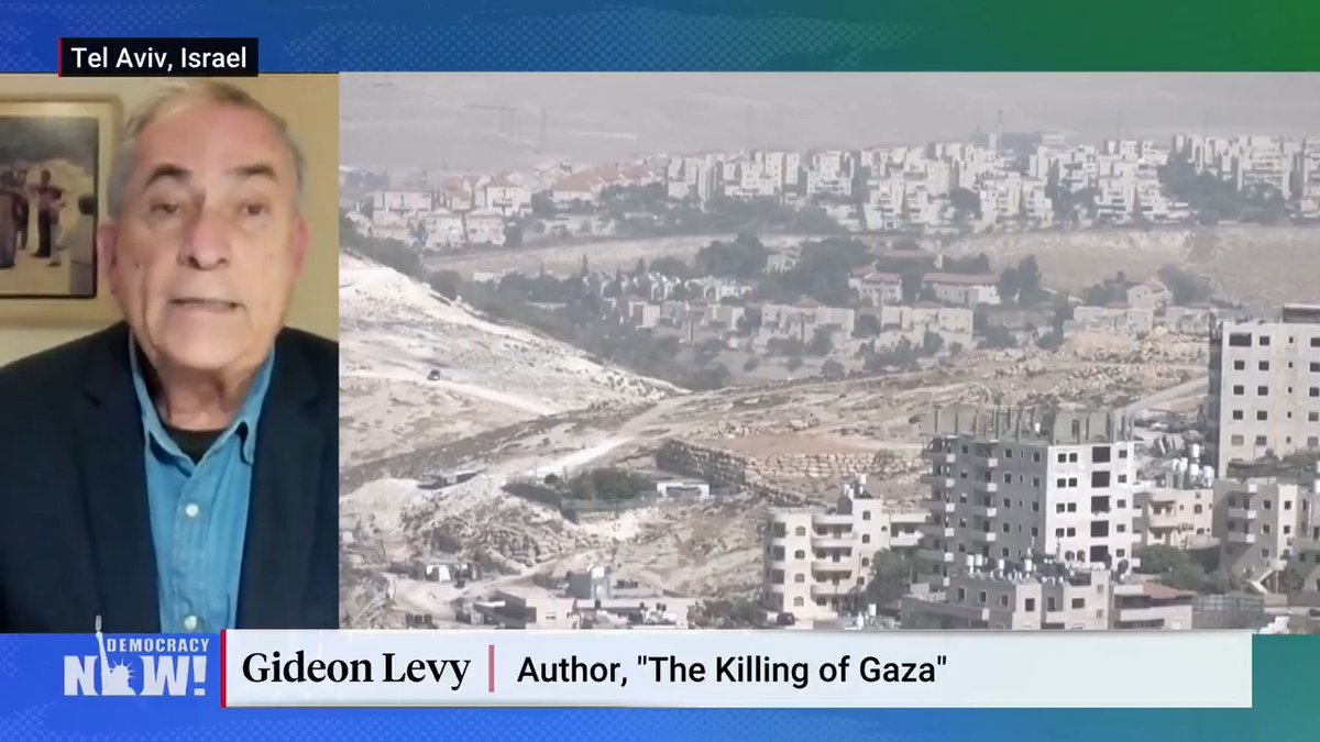Journalist Gideon Levy says settlements in the occupied West Bank, as well as the accompanying Israeli violence against Palestinians, have increased dramatically since October 2023. "The settlers see the war in Gaza as a huge historical opportunity."