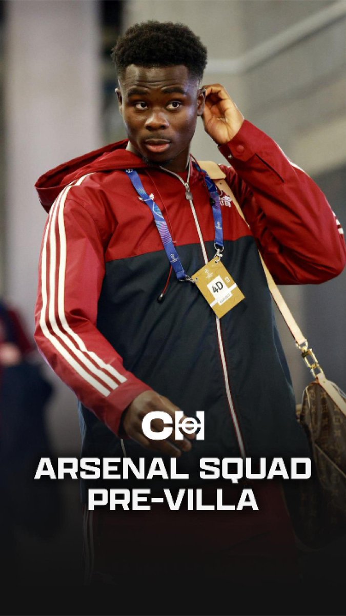 The Arsenal squad arrive pre-Aston Villa featuring Kai Havertz and Benjamin White. 👀
