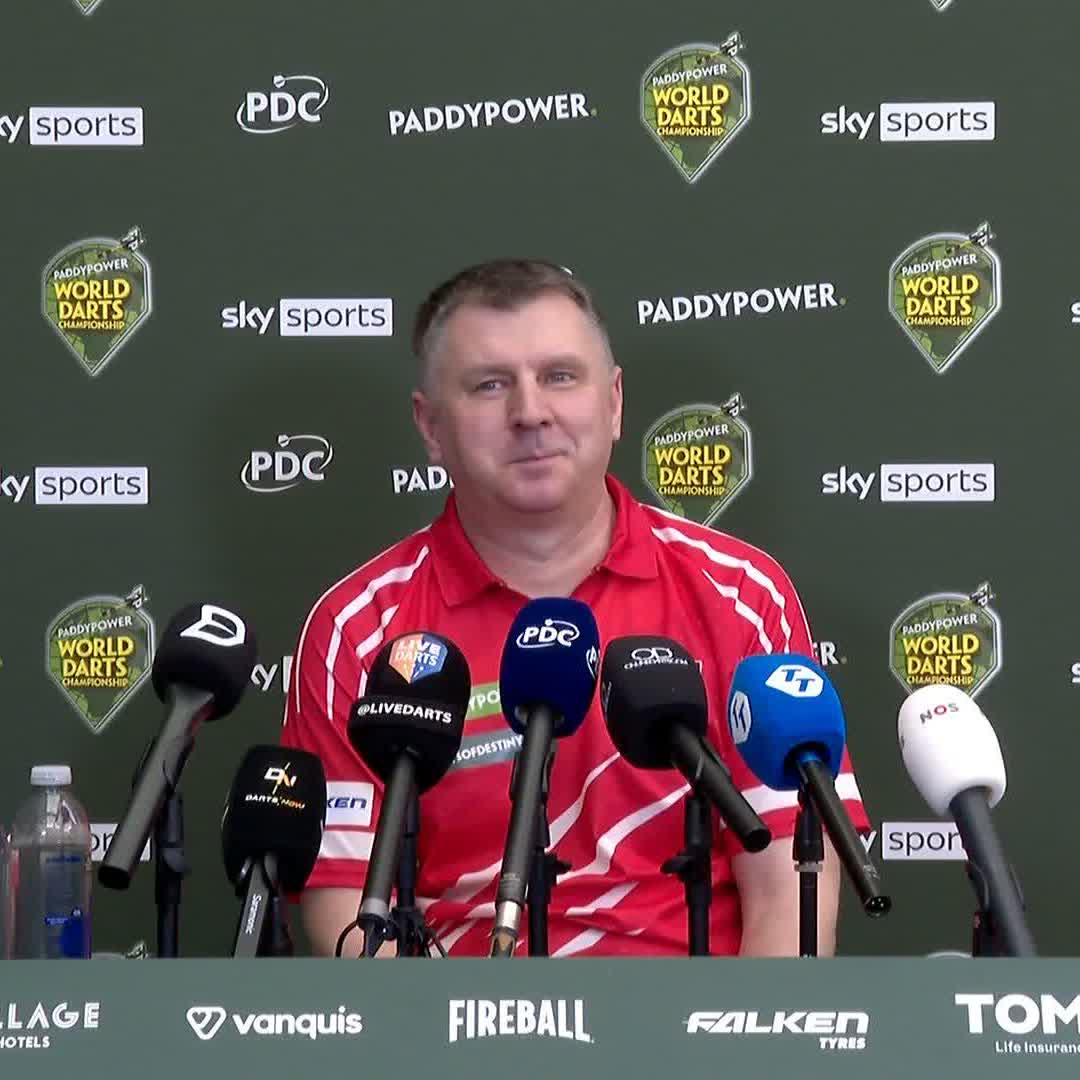 🗣️ "It's the biggest challenge you can imagine!" Krzysztof Ratajski insists 'anything is possible' after setting up a quarter-final clash against Luke Littler at the World Darts Championship! #WCDarts