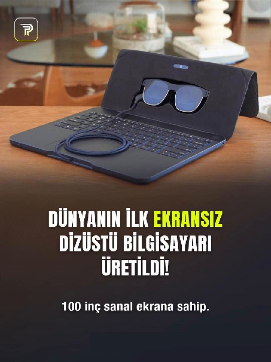 "Ekransız laptop mu olur" demeyin! Adamlar resmen geleceğin laptopunu üretmiş! Sightful'un Spacetop G1 modeli, klasik ekranı tamamen ortadan kaldırarak yerine artırılmış gerçeklik gözlükleriyle gözlerinin önüne 100 inçlik sanal bir ekran yansıtıyor.