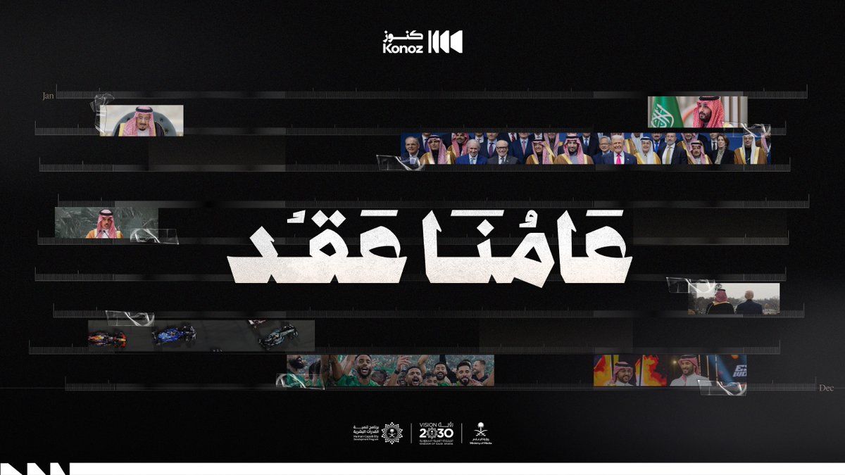 المملكة في عام 2025… حكاية وطن تُروى بالأفعال. عامنا عقد