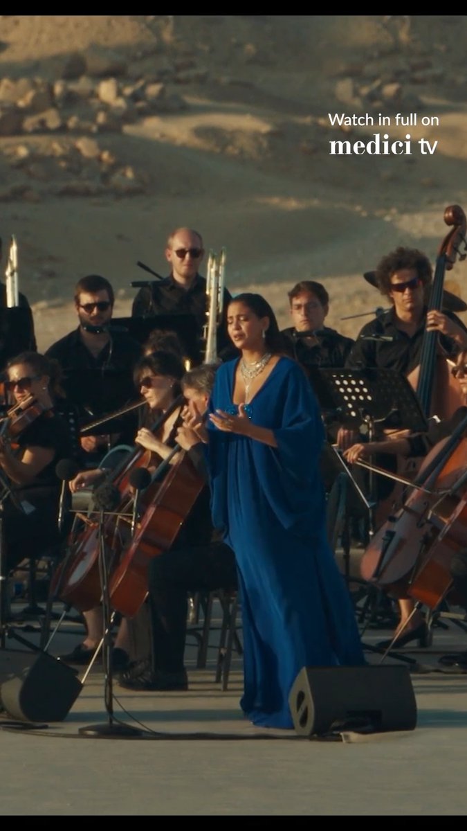 [NEW] In this dream project, the sensational Egyptian soprano Fatma Said gives an unforgettable recital before some of the most iconic landmarks in the world: the Pyramids of Giza. Watch her rendition of Handel‘s aria, "Lascia ch'io pianga,".