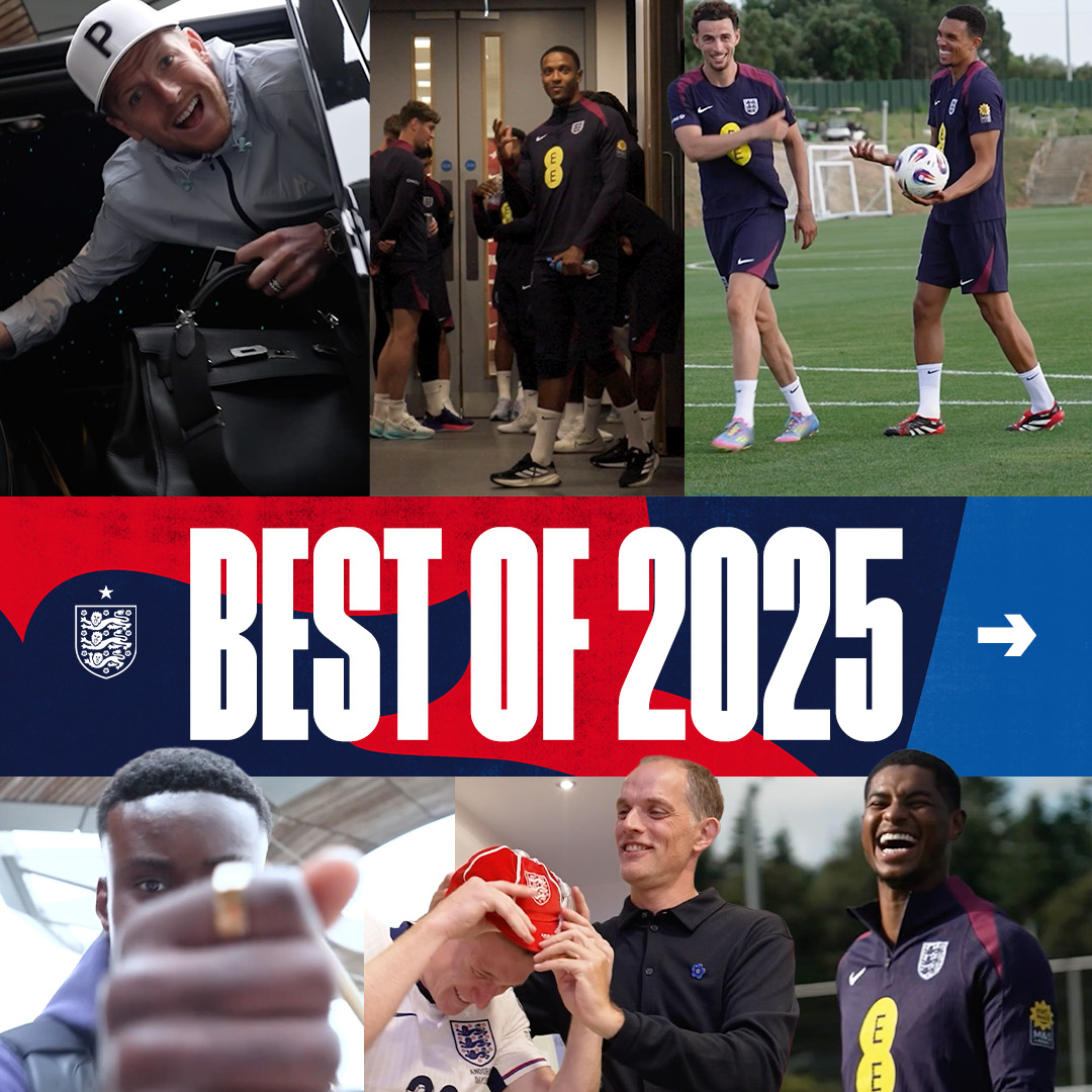The best way to end the year 😁 'The best of camp 2025', #ThreeLions edition. Now live on YouTube 🦁👇