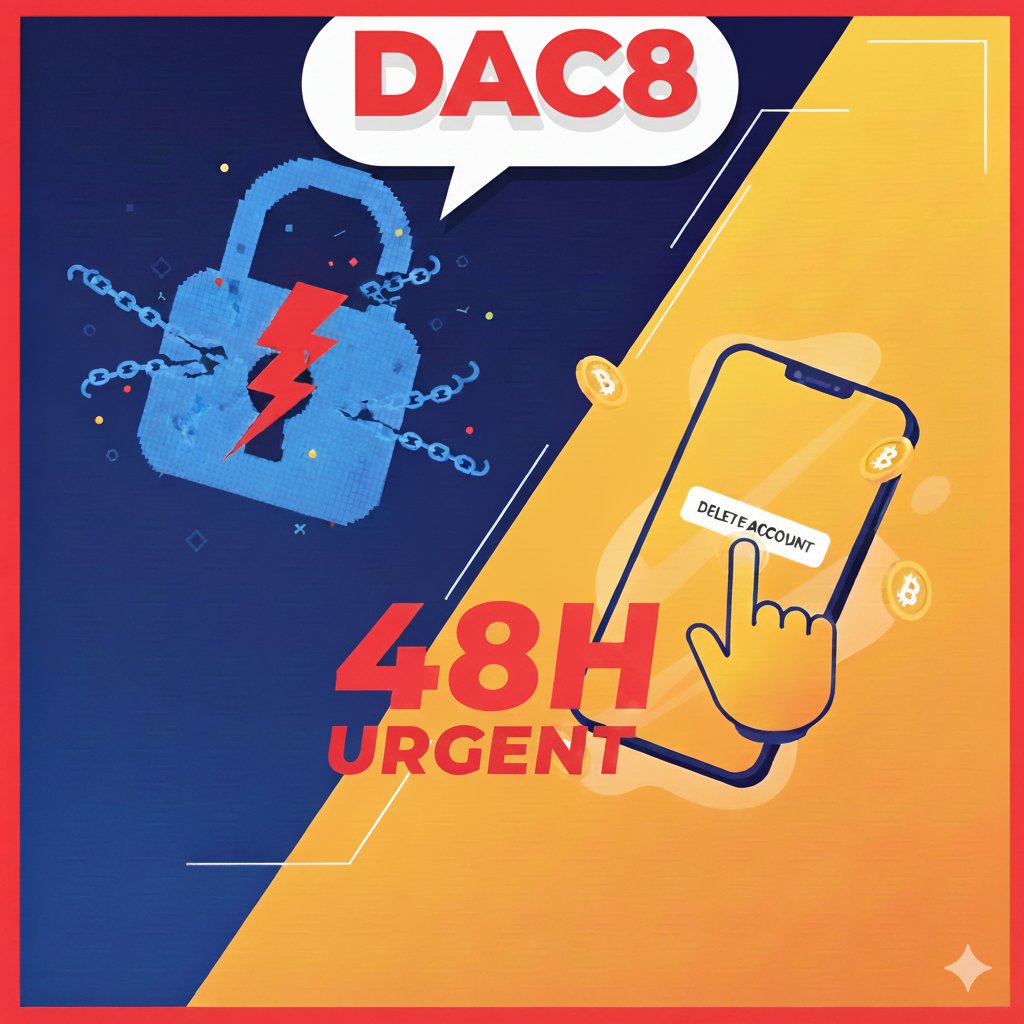 Moins de 48h avant la mise en place de DAC8. Si tu veux limiter la casse, il est plus que temps d'agir !!!