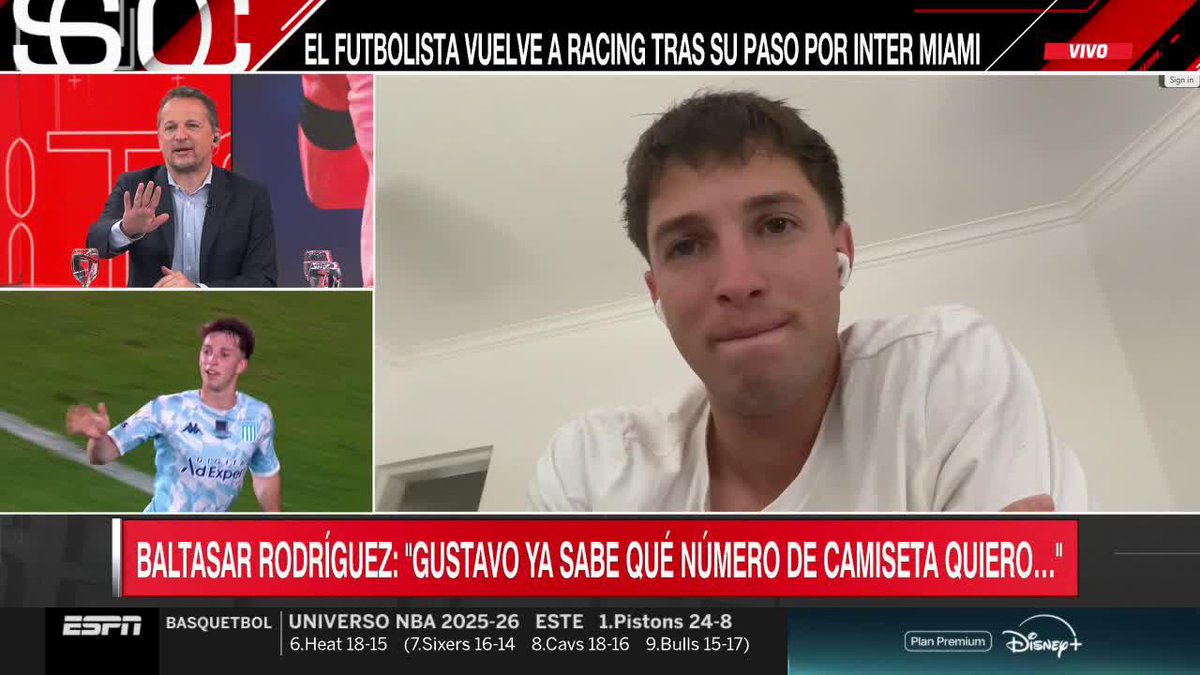 "ME LLEGÓ QUE QUEDA LIBRE LA CAMISETA NÚMERO 10 Y ES UN BUEN MOMENTO PARA AGARRARLA…" 💣🔥 🎙️ BALTASAR RODRÍGUEZ en ESPN.