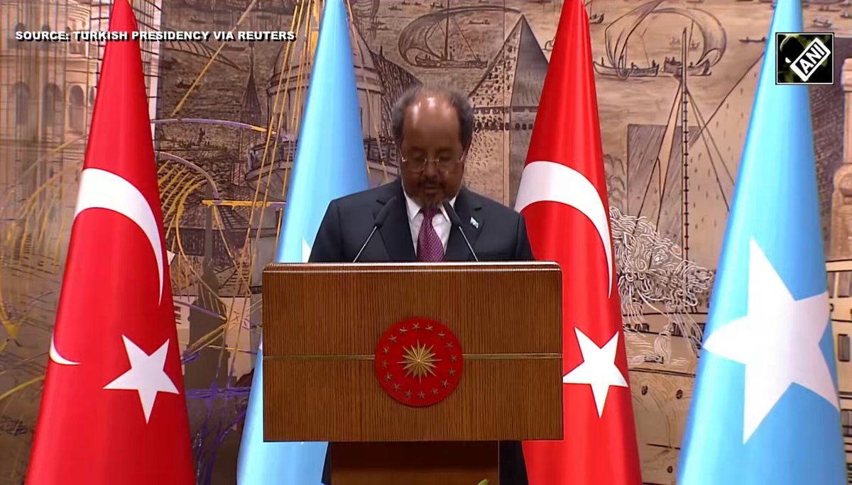 BREAKING 🚨 Somali President Hassan Sheikh Mohamud announces in Türkiye positive results from seismic surveys confirming oil &amp; gas discoveries. Plans are now underway for drilling to begin in January.