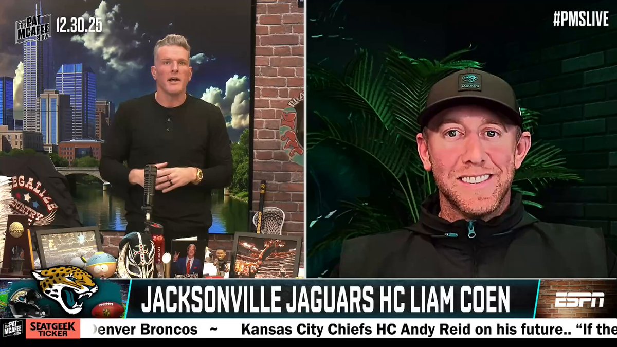 "I can't say enough good things about Shad Khan.. He cares so much about this place and he wants this place to be special for these guys" Liam Coen #PMSLive