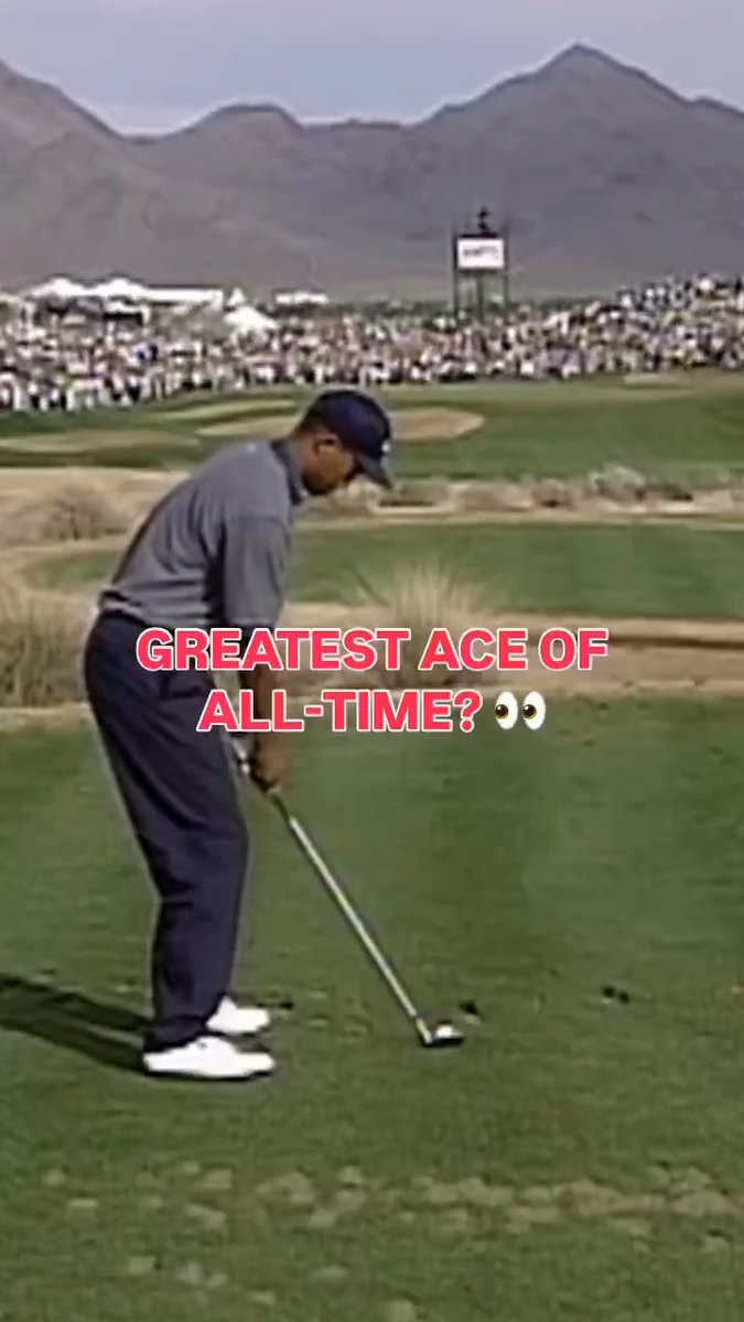 In honor of Tiger’s 50th, relive one of the most electric moments of his career on 16 at the 1997 WM Phoenix Open. ⚡️🌵