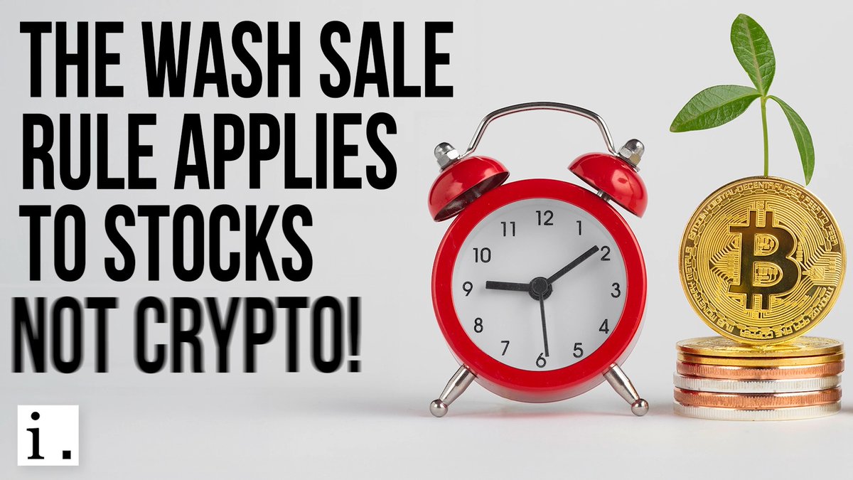 There's a key distinction you might be missing when it comes to the IRS wash rule. This rule applies to stocks, not crypto. ► Learn how this may be beneficial for crypto investors: