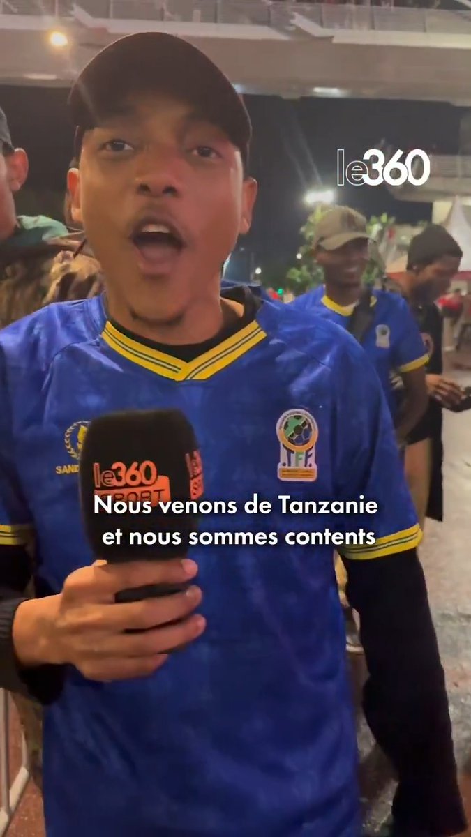 🇹🇿 💬 « Lors du prochain match, nous gagnerons, si Dieu le veut. Il n’y a aucun problème. » Les supporters tanzaniens confiants et impatients avant le huitième de finale face au Maroc 🇲🇦