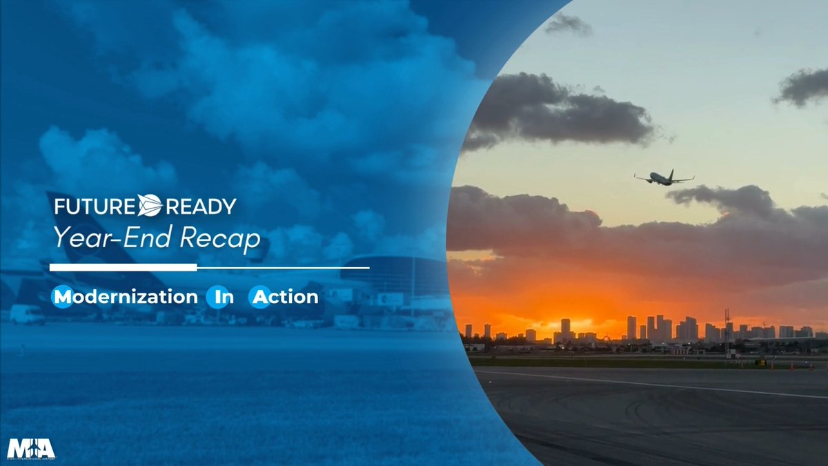 2025 was a big year of making #MIAFutureReady with major upgrades completed, projects moving forward, and more ahead. 🏗️ We’re proud of the progress shaping the future of the airport, and grateful for the teams who make it all happen!