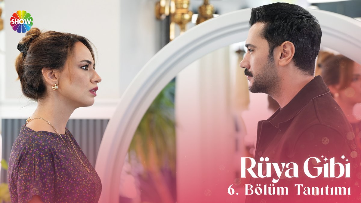 “Sınırı aşmanın vücuda gelmiş halisin!” 6. Bölüm Tanıtımı ✨ #RüyaGibi 6 Ocak Salı 20.00’de Show TV’de. Show TV TMC Film