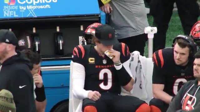 Sometimes you just need a little mid-game snack 🍴 Joey Burrow Inside the NFL Week 17 Mic'd Up on X